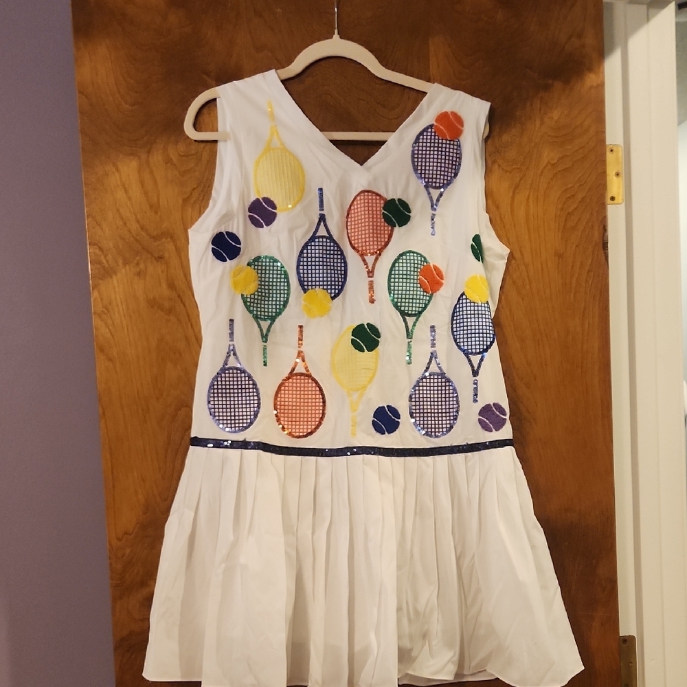 Colorful Tennis Racket Dress